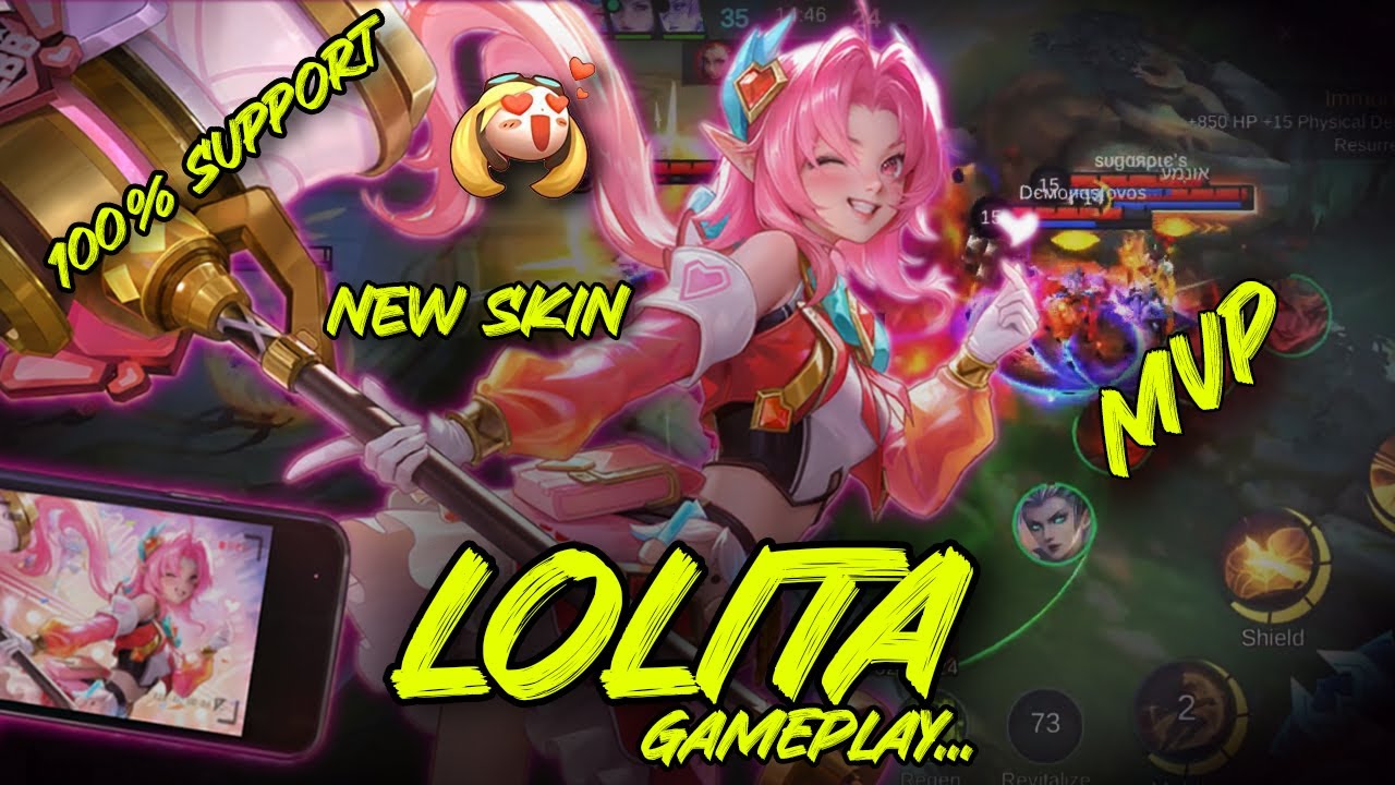 I switched to Roaming to Test New LOLITA SKIN | Lolita Gameplay | MLBB | MOBA LEGENDS