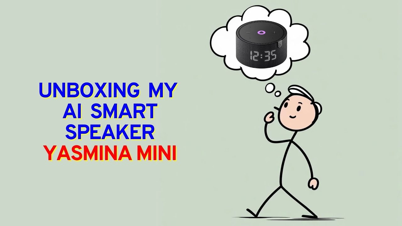 Unboxing my AI Smart Speaker, Yasmina Mini #amazing #speaker #smart #digitalclock #buddy