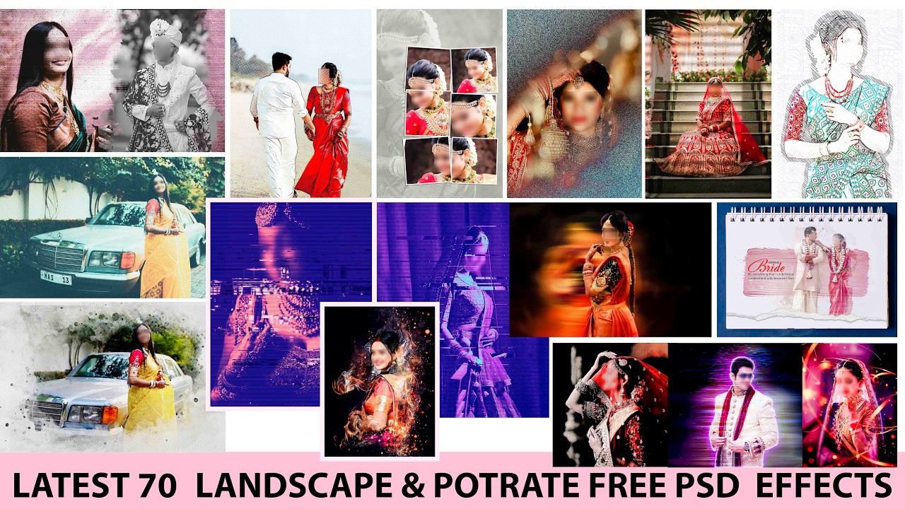 LATEST LANDSCAPE & POTRATE 70 PICTURE EFFECTS PSD FREE DOWNLOAD 2026
