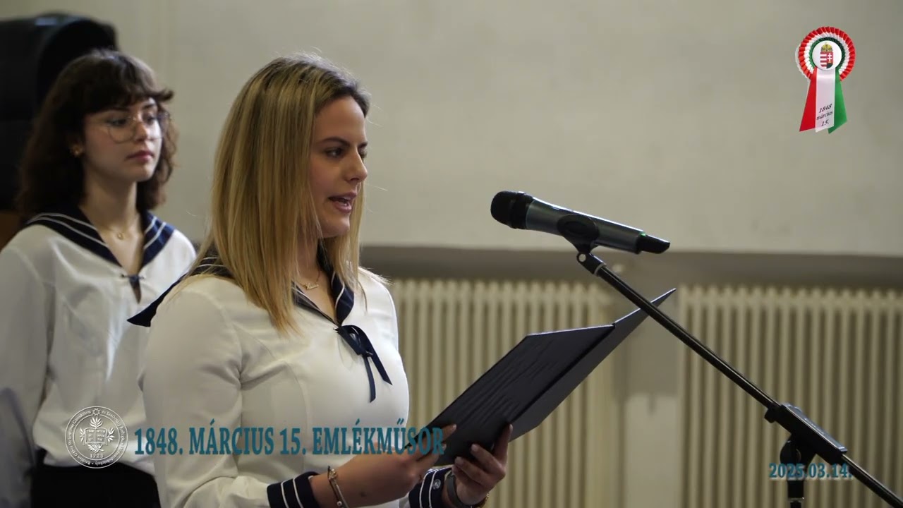 2025 03 14 – 1848 MÁRCIUS 15 EMLÉKMŰSOR
