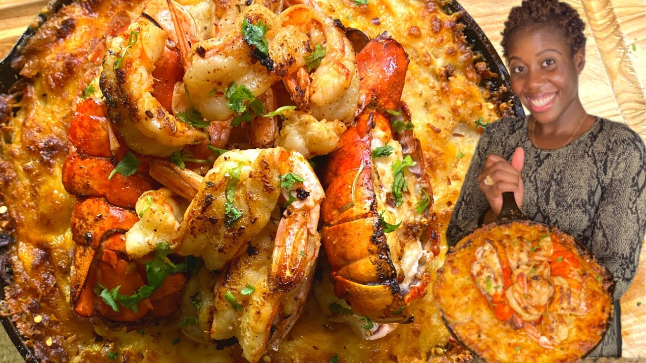 BEST Lobster & Shrimp Mac n Cheese with TRUFFLE!