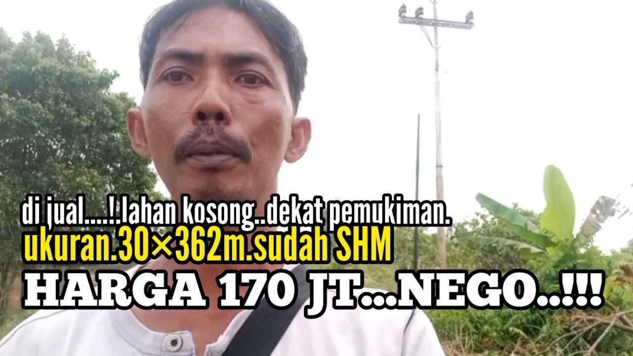 yang cari tanah kosong.dekat pemukiman.pinggir jalan aspal.30 menit ke kota ketapang kalbar.