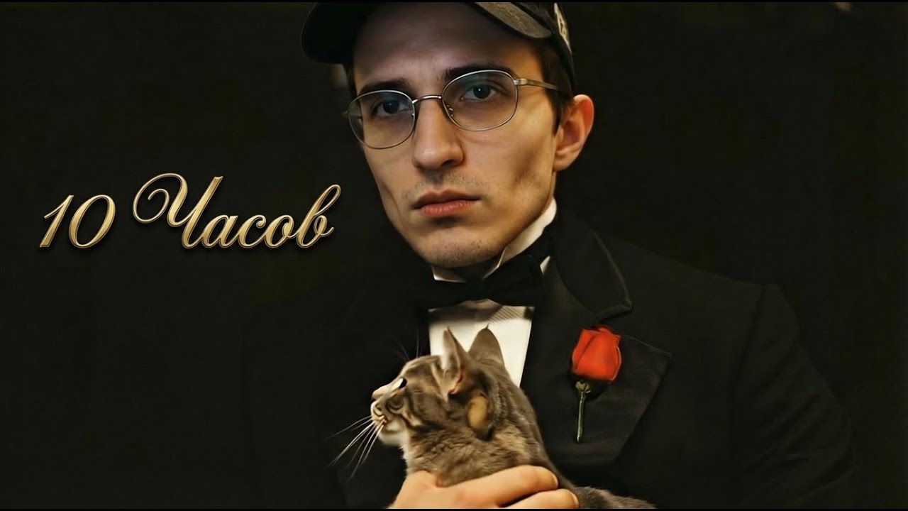 Дон Lorenzo Grace гладит кота 10 часов под атмосферную музыку