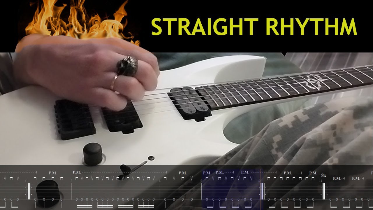 Metal Straight Rhythm Workout: Your Picking Hand Will Burn!