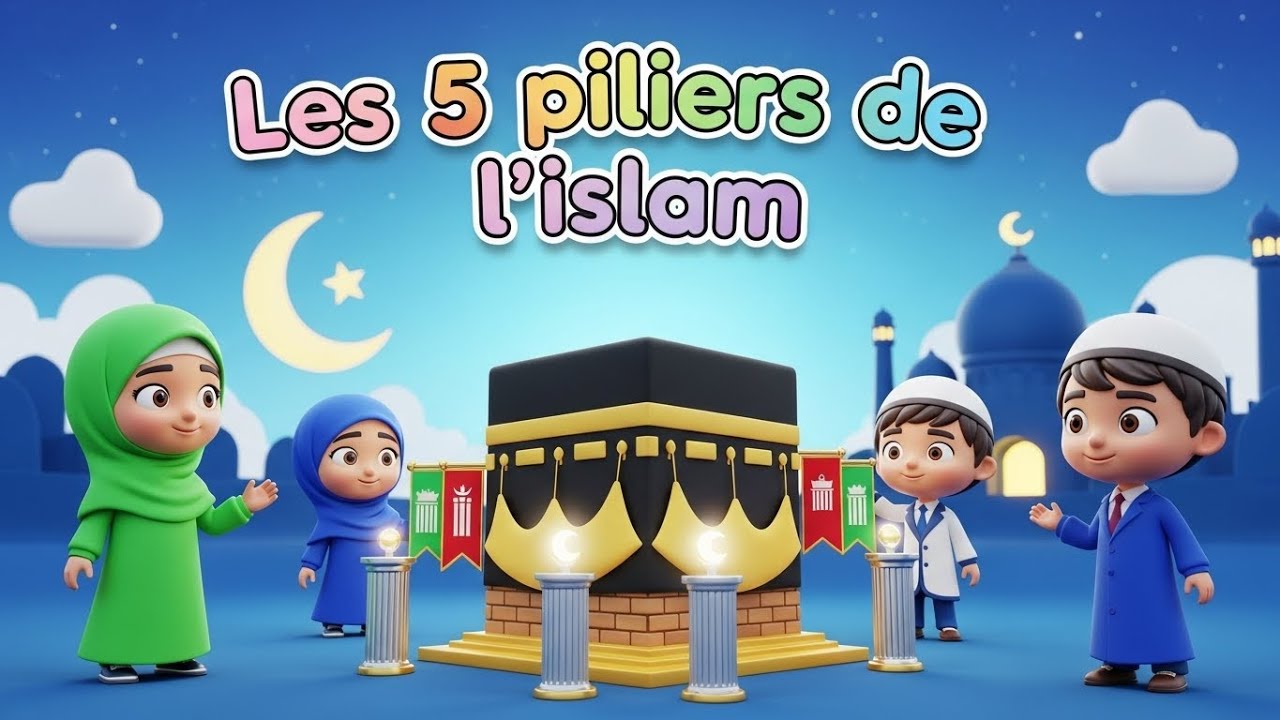 Chanson islamique pour enfants | Les 5 piliers de l’Islam | Enfants Musulmans TV