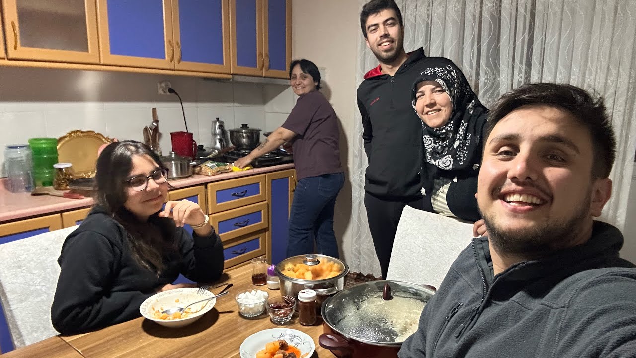 Köyde doğal yaşam,bayram temizliği yapıyoruz babamla,Nurcan yengemlere geldik#keşfet#video#almanya 