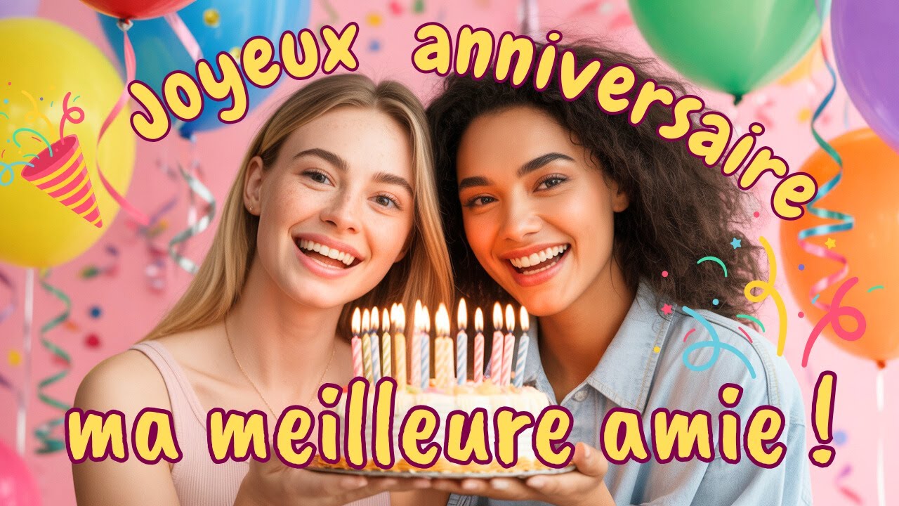 Ta meilleure amie ne s’y attend pas… Envoie-lui cette chanson d’anniversaire surprise 🎁 💝