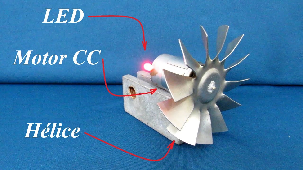 Pequeno Gerador Elétrico  com Motor a Vapor Usando um Pequeno Motor Elétrico.