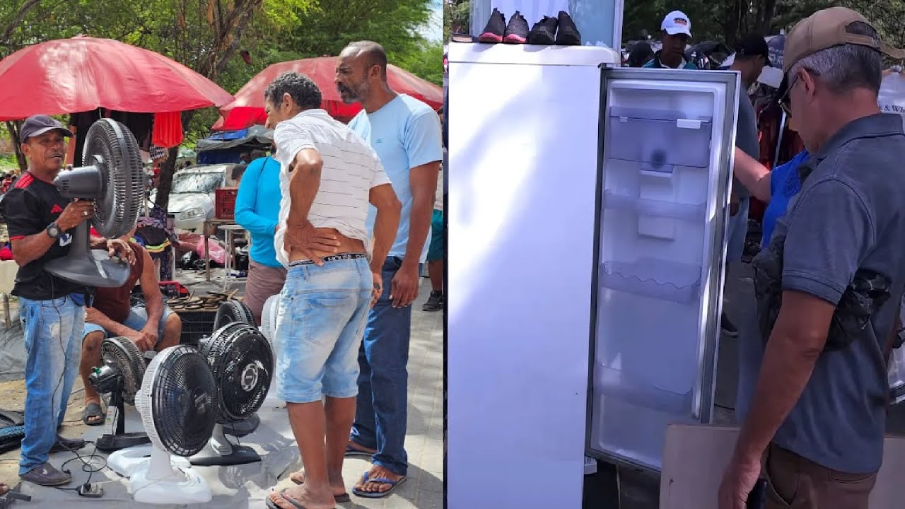 A FEIRA DO ROLO DE HOJE TEM GELADEIRA E MUITAS OUTRAS RELÍQUEAS