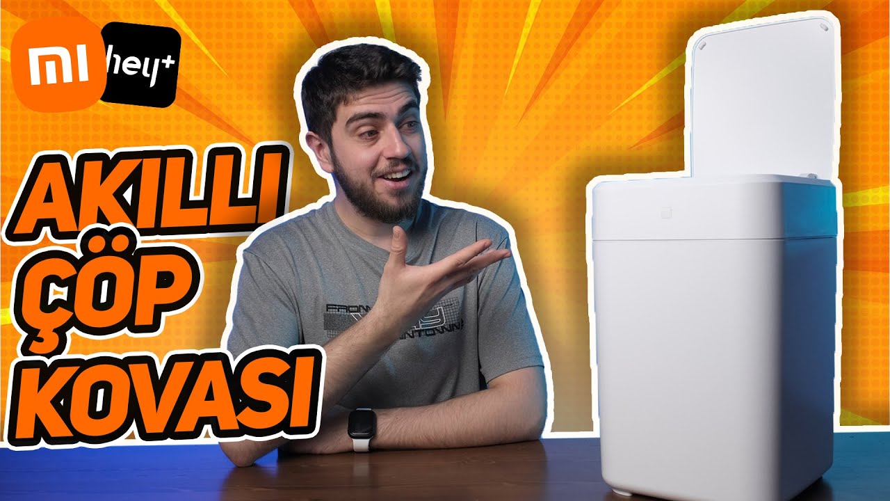 HER ŞEYİ KENDİ YAPIYOR ! Xiaomi Heyplus Akıllı Çöp Kovası İncelemesi