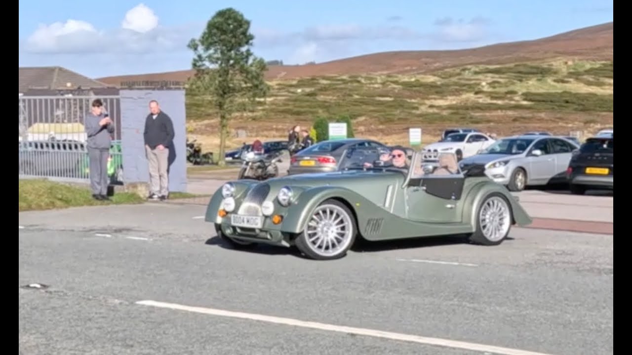Morgan Plus Six Horseshoe Pass to Llangollen Scenic Run 2024