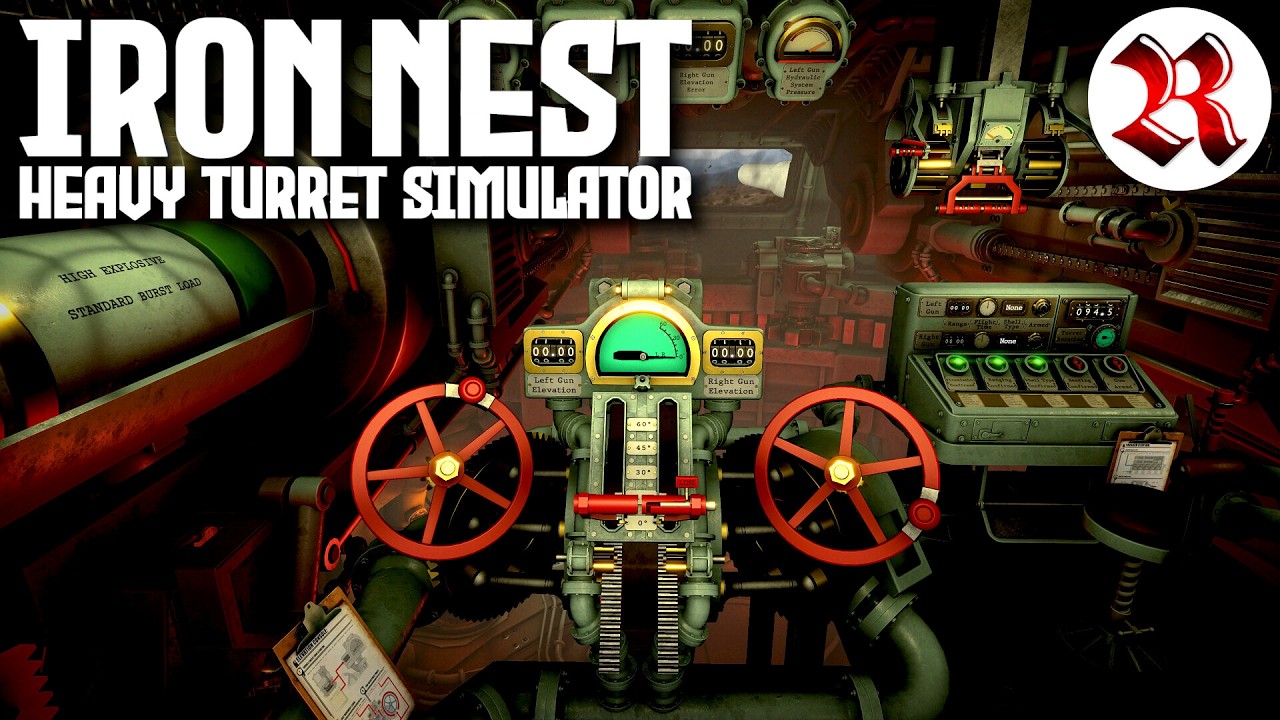 IRON NEST: Heavy Turret Simulator | Release Day First Look!