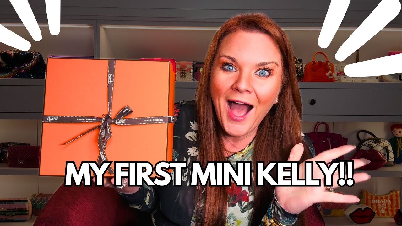 UNBOXING MY FIRST HERMES MINI KELLY, DIRECT FROM STORE!!! 🍊 my ULTIMATE UNICORN & HOLY GRAIL BAG!!