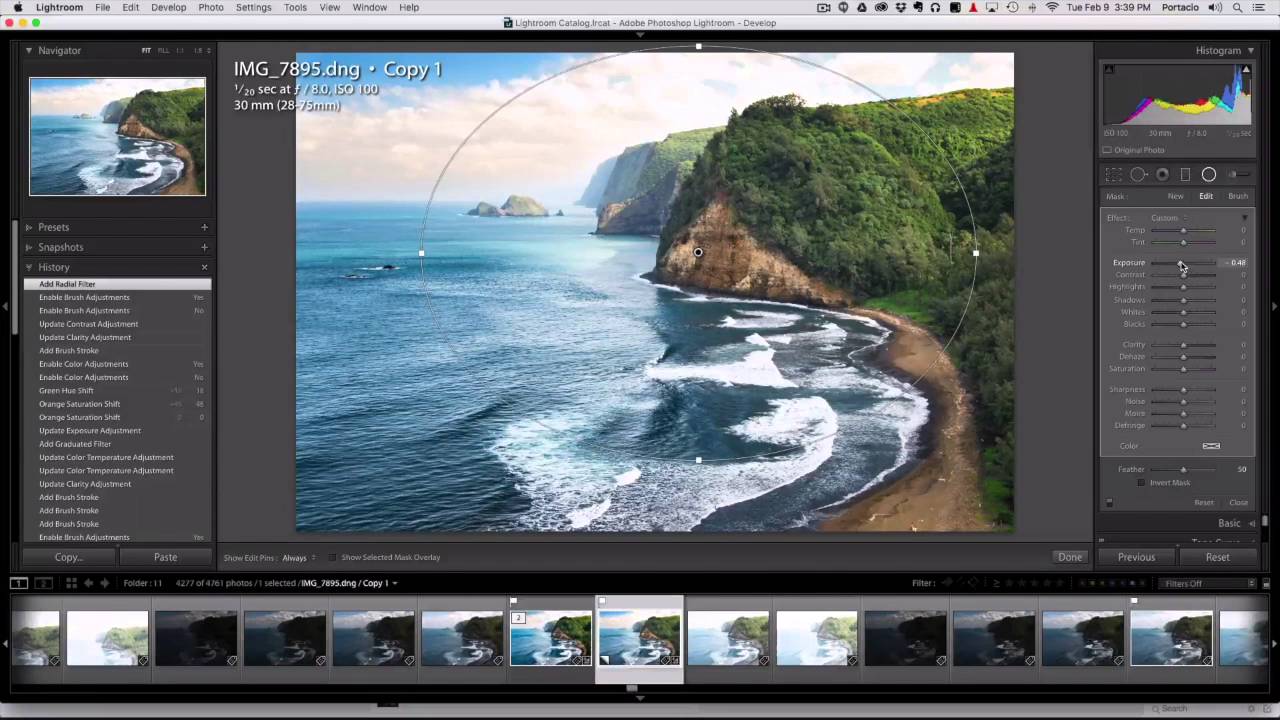 How to: Photo Editing: Hawaiian Cliffs