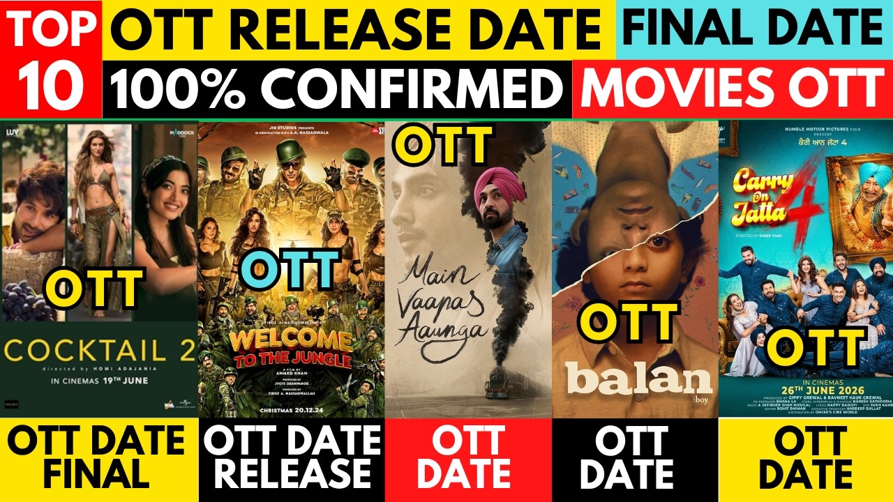 Cocktail 2 OTT Release Date I Welcome to the Jungle OTT Release Date I OTT Release Movies NETFLIX