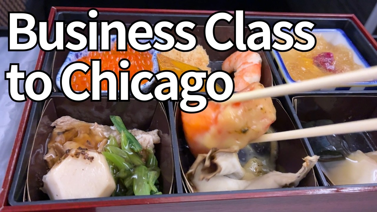 Business Class, Budget Life. My Realistic Tokyo → Chicago Trip ✈️🇺🇸