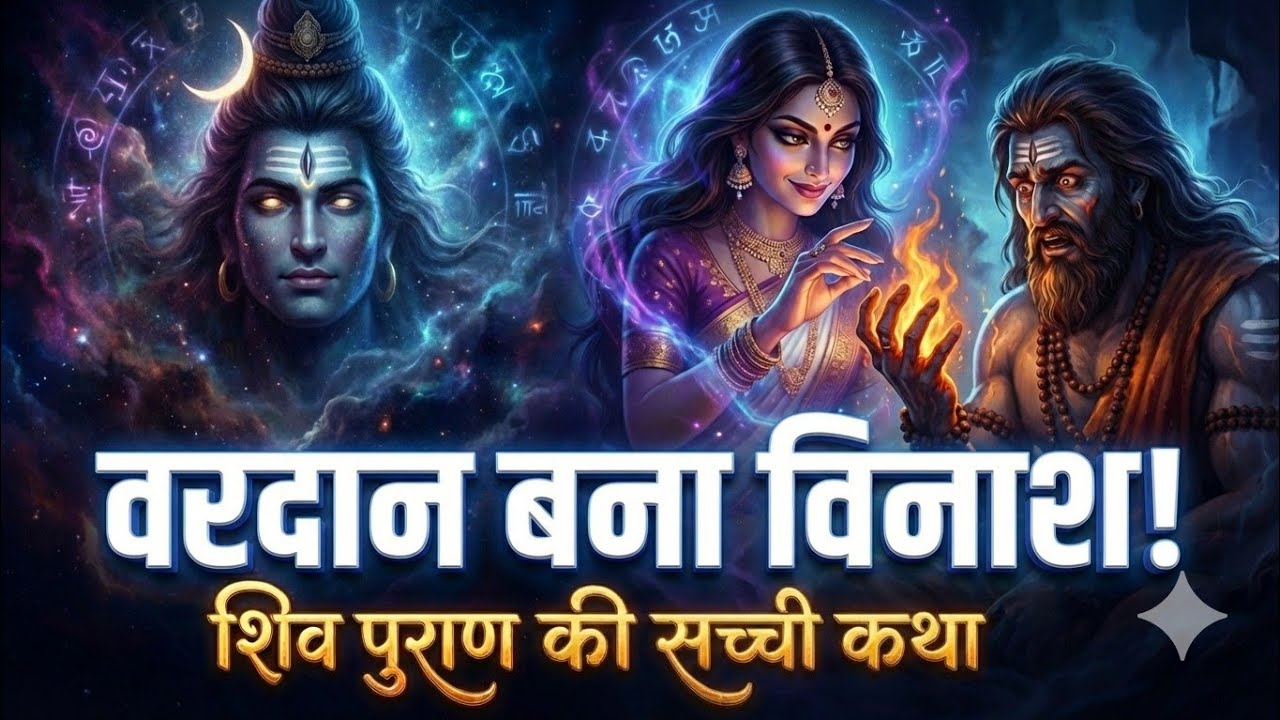 भस्मासुर की सच्ची कहानी | Shiv Puran Story of Bhasmasur | Mahadev Bhakti Katha | Hindi