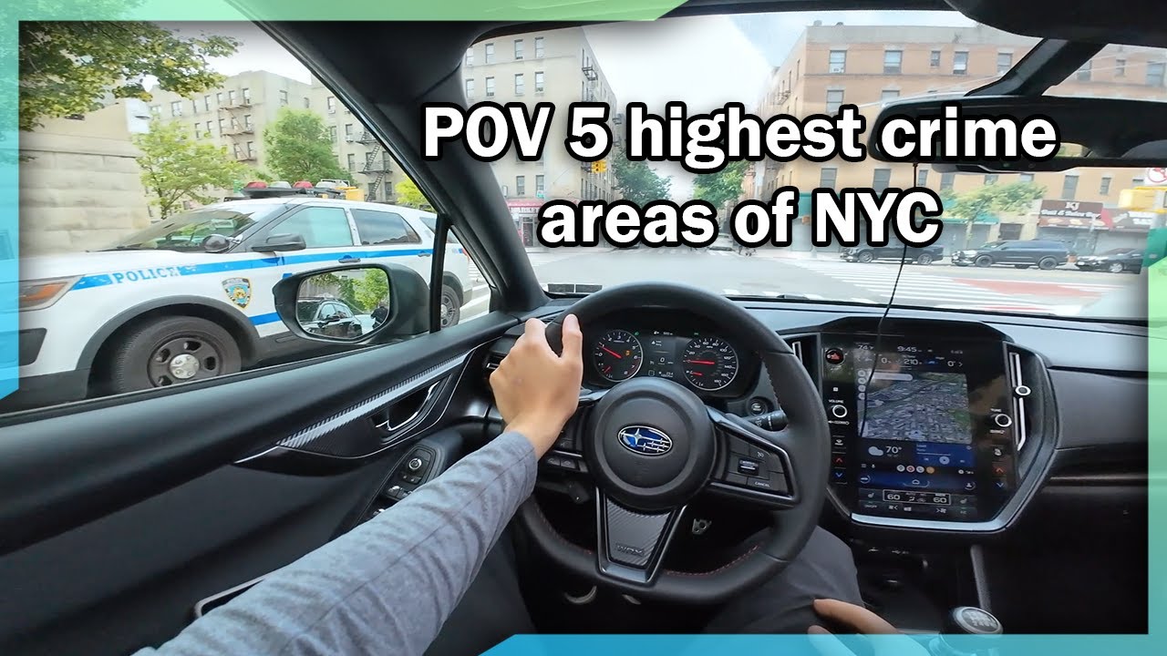 POV driving in the 5 MOST dangerous areas in NYC