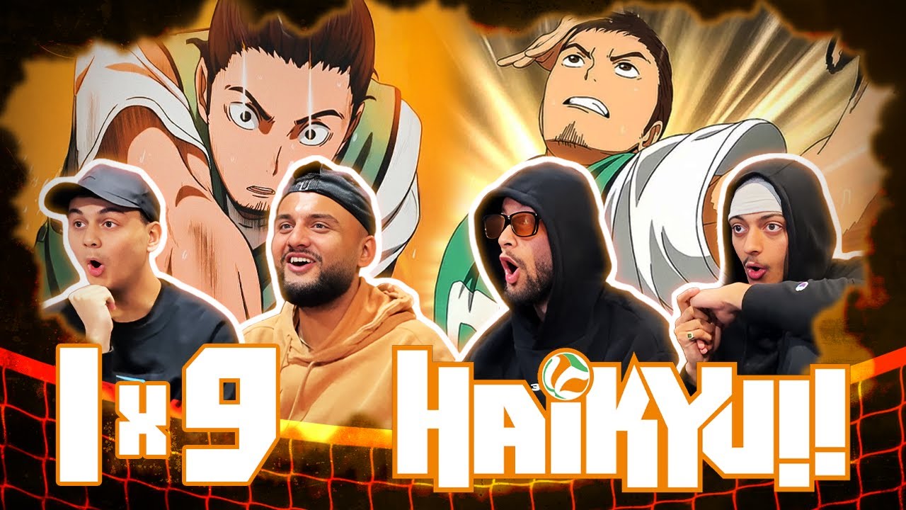 A TOSS TO THE ACE!!! 🔥 | BROTHERS watch Haikyuu!! 1x9 | REACTION