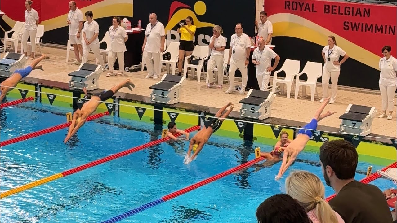 1500M Freestyle-2025 Belgium 11-14 Championships-Cesar Ona lane 4