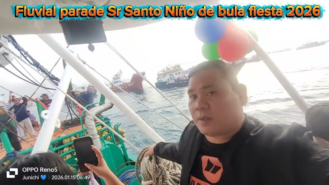 Fluvial parade Sr Santo ni&ntilde;o de bula fiesta 2026