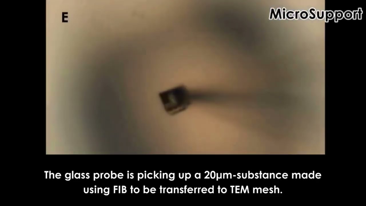 Using the Axis Pro SS Micromanipulator from MicroSupport for FIB Material Transfer