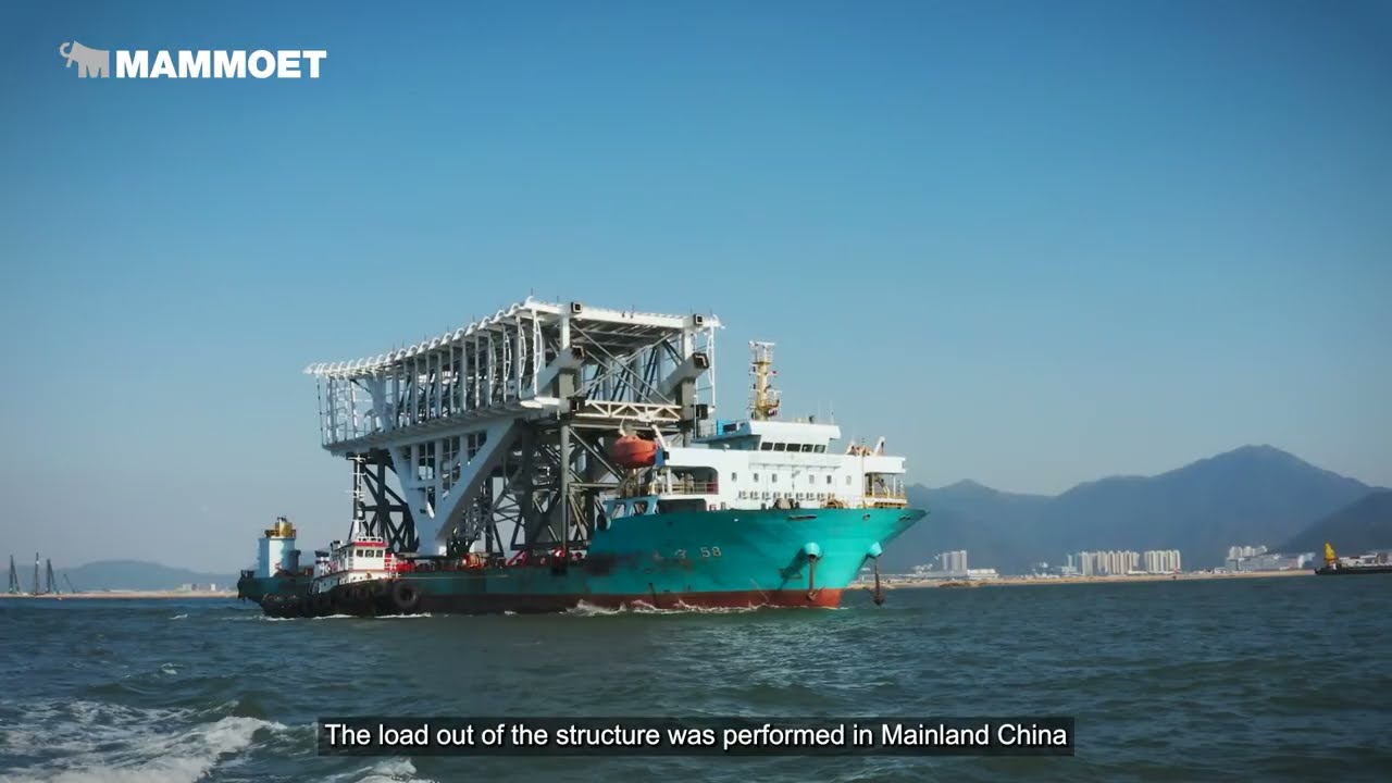 HKIA Part 1 - Transportation and assembly of the world's longest airside bridge