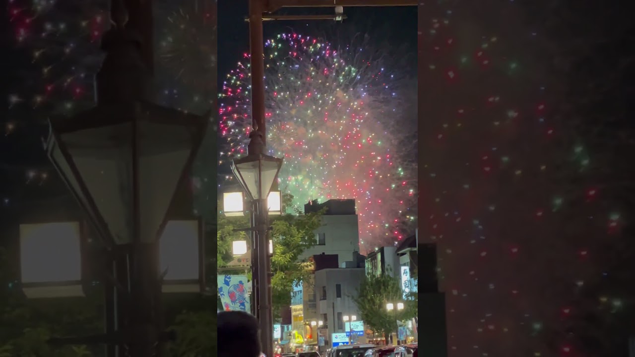 Okazaki Fireworks Japan #summer #youtubeshorts #fireworks