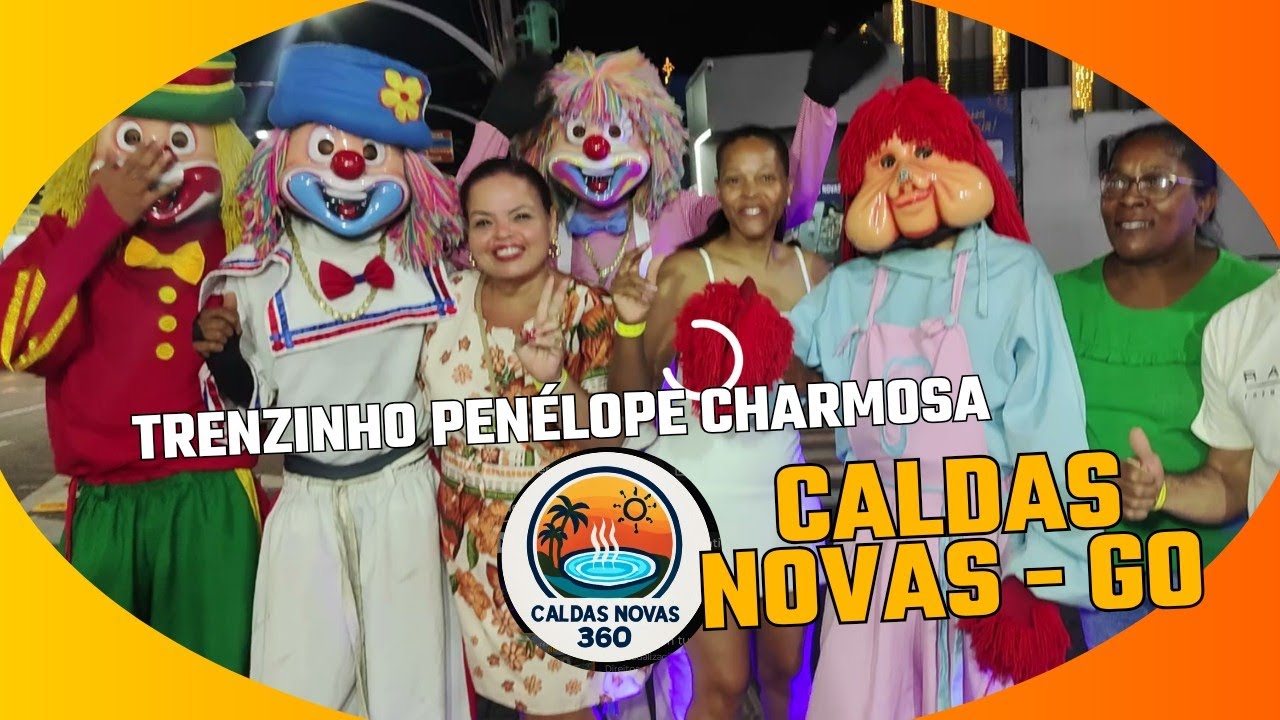 Trenzinho Penélope Charmosa. Caldas Novas Goiás.