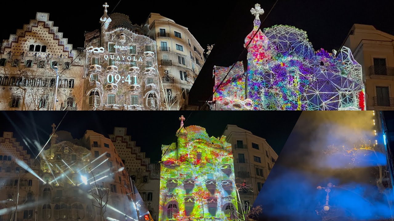 Barcelona 🇪🇸 Must-See: One of the World’s Most Incredible Audiovisual Spectacles-Casa Batlló Mapping