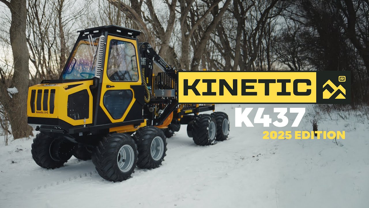 Kinetic K437 | mini-forwarder 2025 edition #forestryequipment