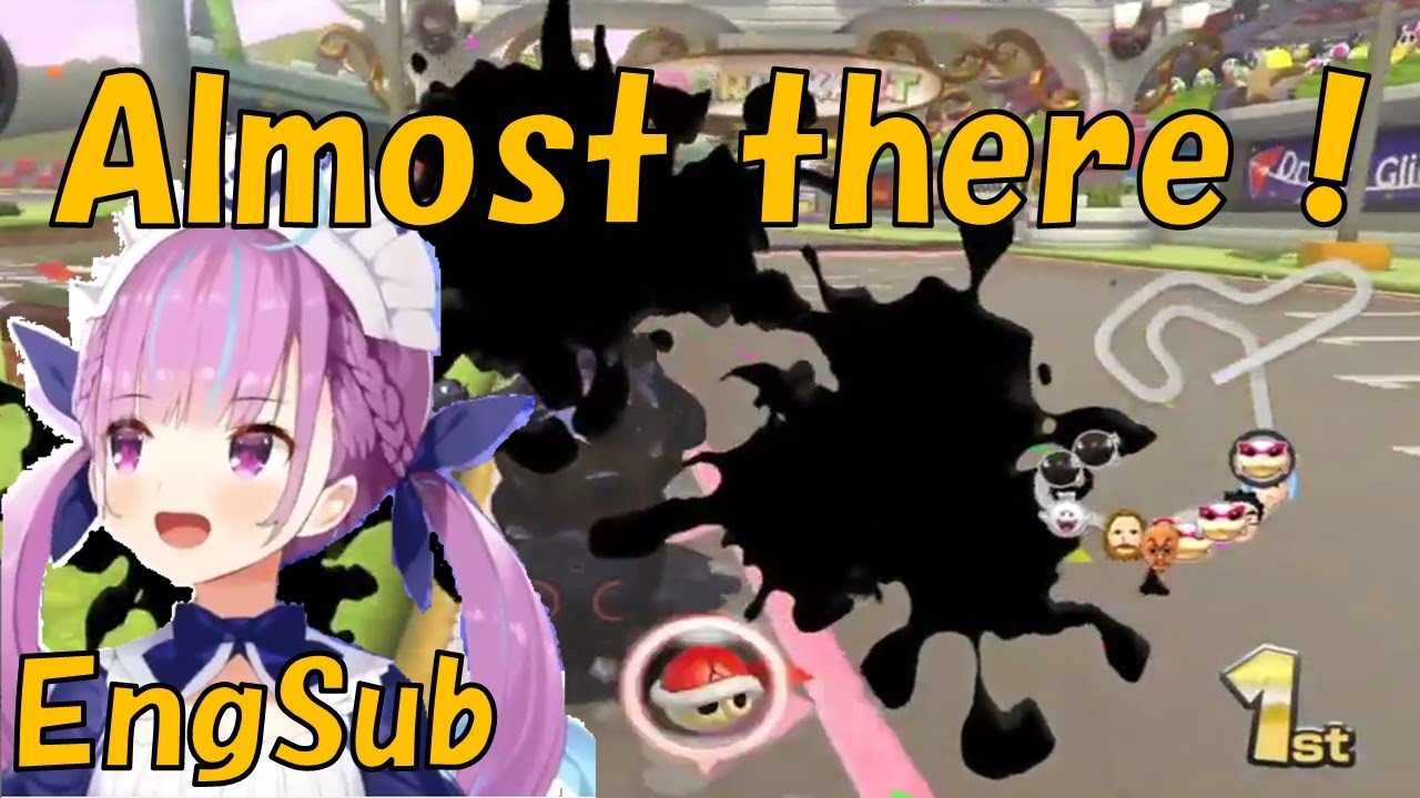 Minato Aqua can speak while being at the top