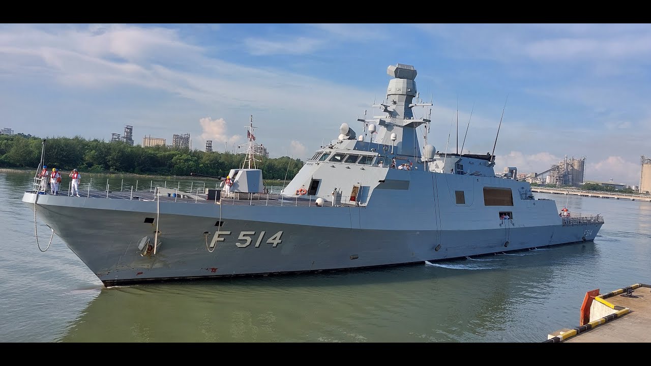 TCG Kinaliada arriving at Port Klang Cruise Terminal on May 13.