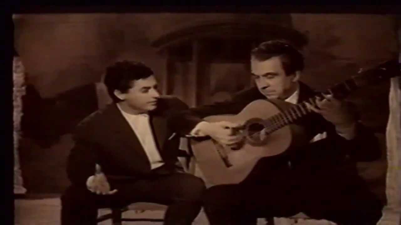 Niño Ricardo tocando bulerias en la pelicula 