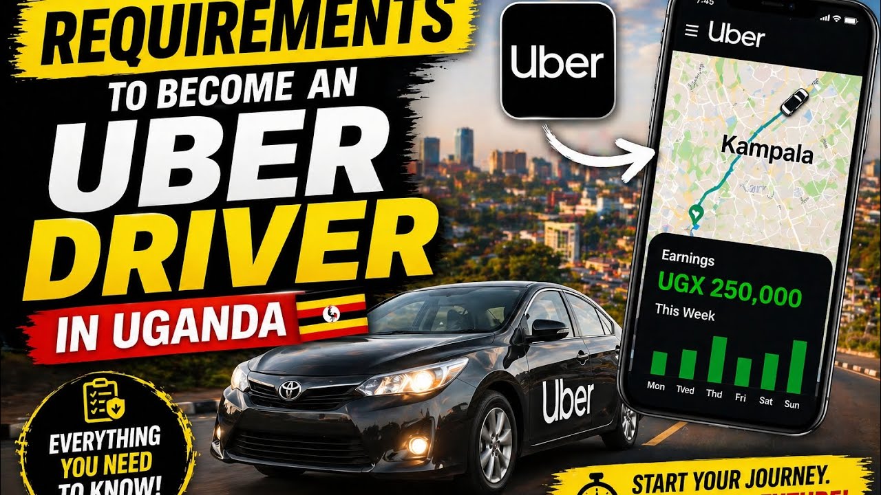 Requirements and Documents for one to become an Uber Driver in Uganda #uberdriver #uber #rideshare 