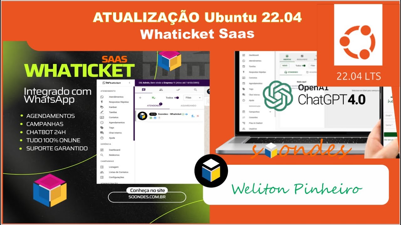 Como atualizar whaticket saas multiatendimento V13 5