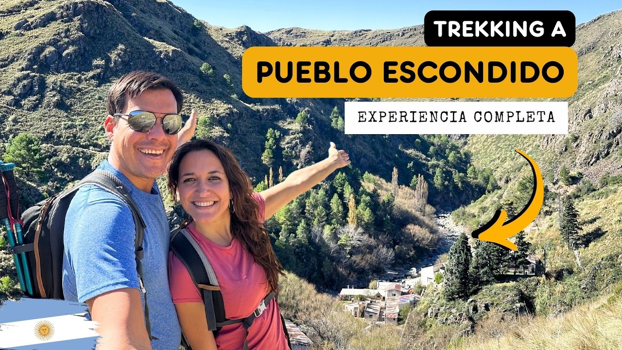 ⛰️Cómo llegar a PUEBLO ESCONDIDO, Córdoba desde MERLO SAN LUIS | El camino MÁS FÁCIL | 4K