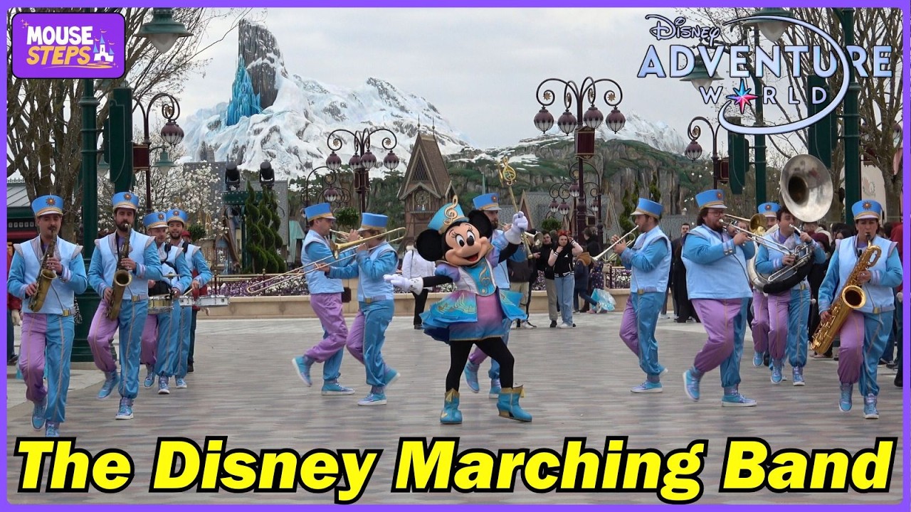 Полная запись выступления духового оркестра Минни в Disney Adventure World - Disneyland Paris 2026