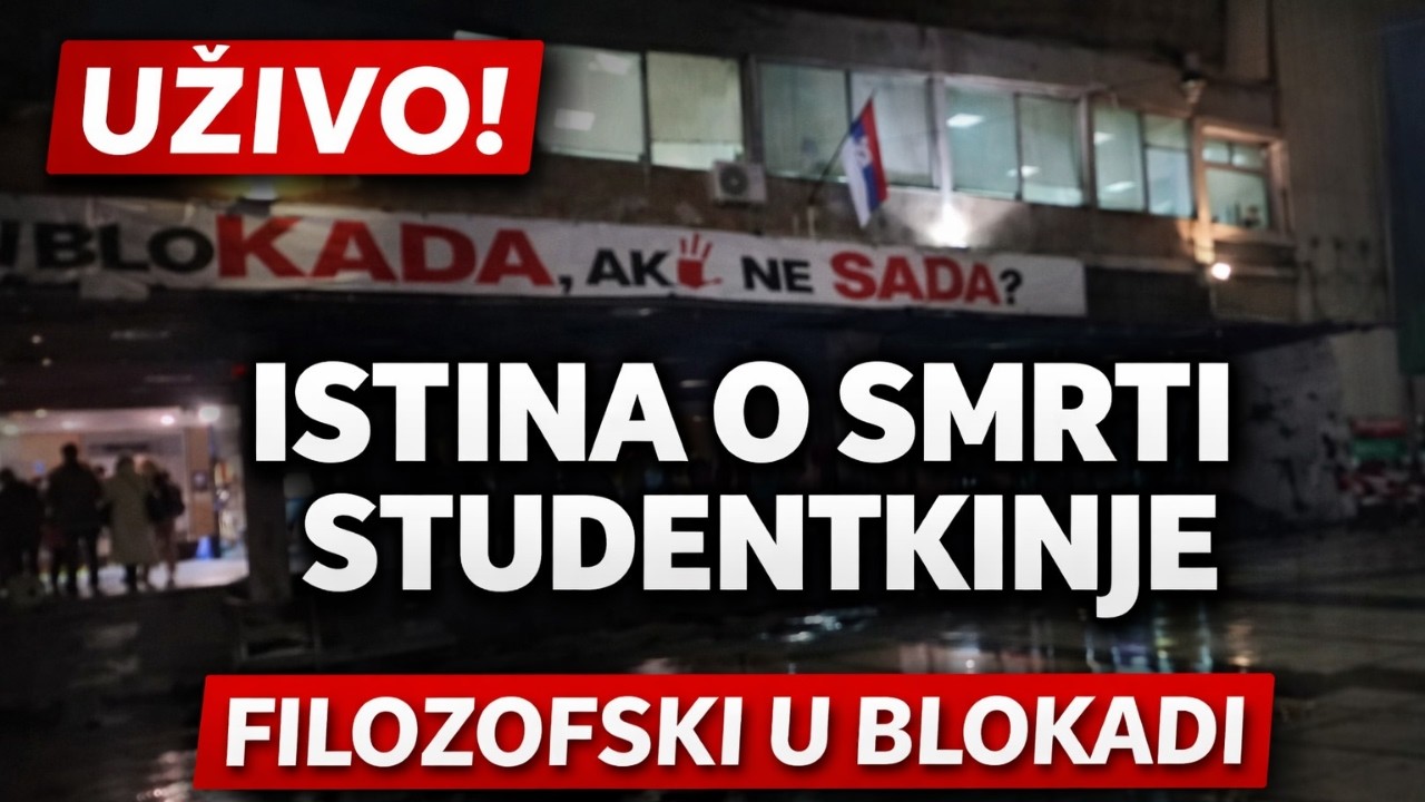 Uživo -Filozofski fakultet: Istina o smrti studentkinje - Dragan J. Vučićević i Informer lažu