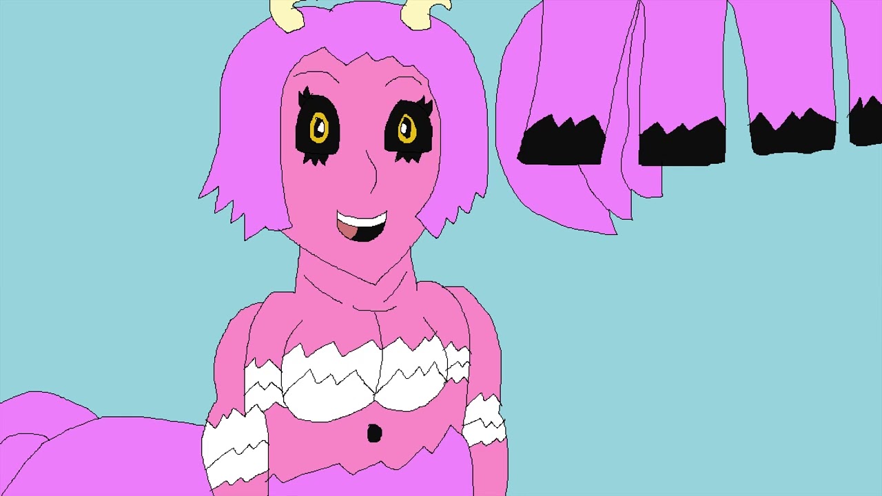 Mina Ashido (MHA) (2016-2019) (Centaur) Art by J.A. Ealy (An Autistic Person)