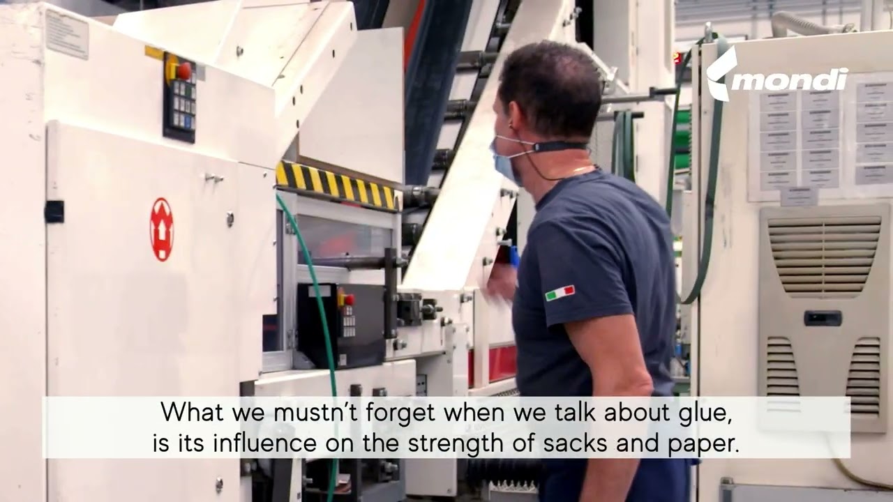 Gluing in sack production