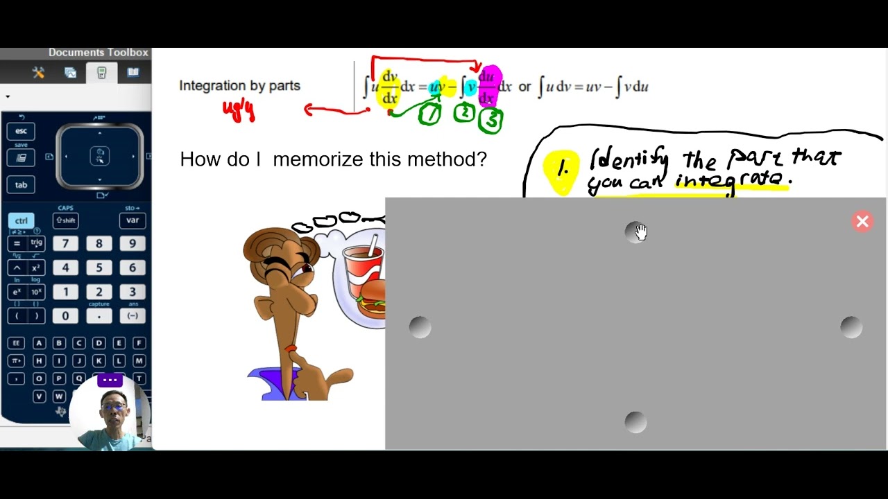 Integration by parts 1