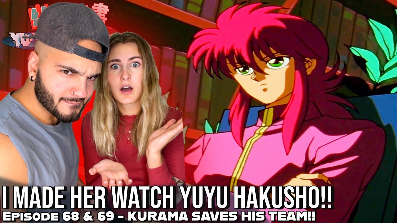 KURAMA OUTSMARTS THE NERDS & SAVES HIS TEAM!! 🦊🔥 Girlfriend's Reaction Yu Yu Hakusho Episode 68 & 69