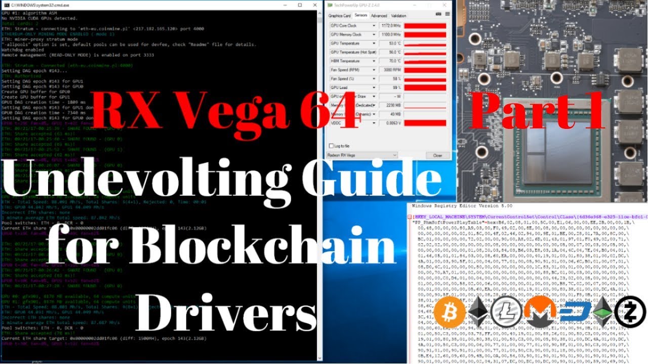 RX Vega 64 Undervolting Guide for Blockchain Drivers - Part 1
