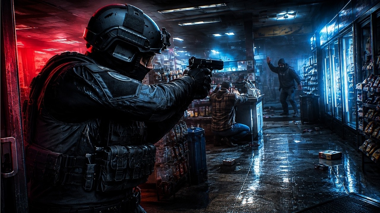 Ready or Not | Спасибо, заходите ещё, сложно, соло, только пистолет [4K 60FPS без комментариев]