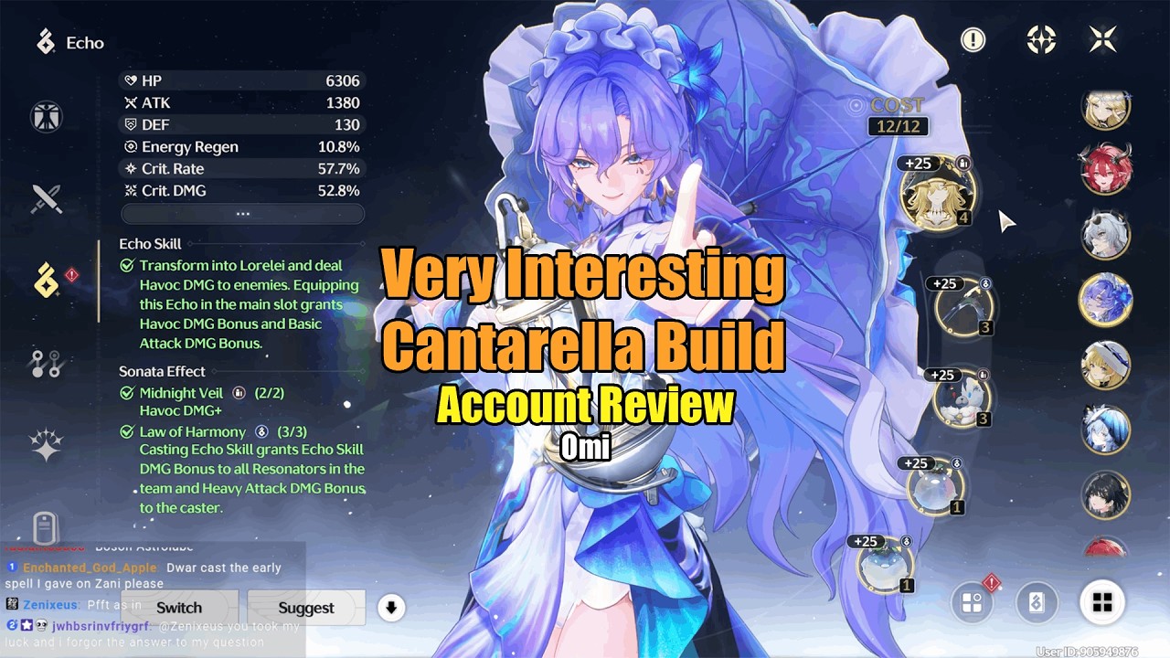 Very Interesting Cantarella Build | Account Review S1E24 - Omi