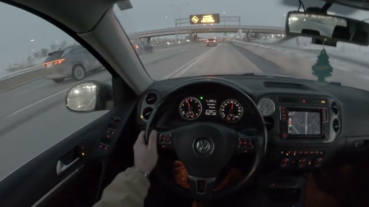 POV Nighttime Drive - 2016 Tiguan