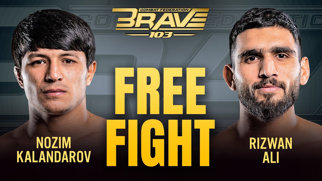 Nozim Kalandarov vs Rizwan Ali | Full Fight | BRAVE CF 103 | Uzbekistan