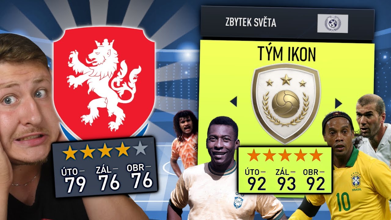 ČESKA REPREZENTACE vs. TÝM IKON! [FIFA 22]