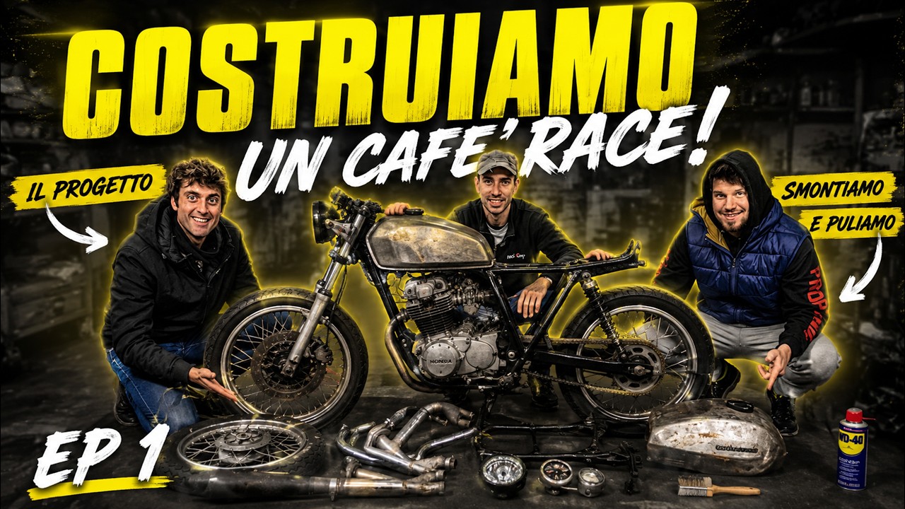 Costruiamo una Caf&eacute; Racer EP 1 - Presentazione del Progetto Moto Custom